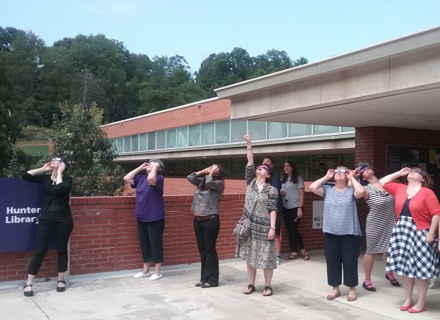 Students Welcomed on Eclipse Day
