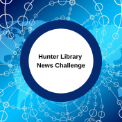 Hunter Library News Challenge Logo.